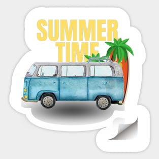 Summer Time T-Shirt Sticker